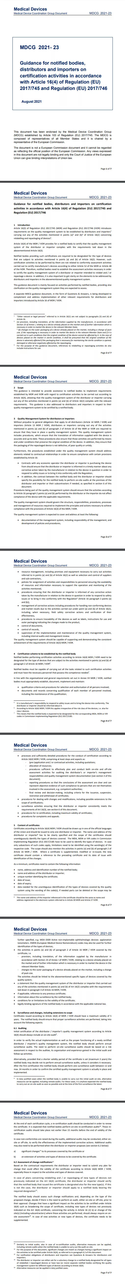 歐盟MDR和IVDR的分銷商和進口商的質量體系如何審批？(圖2)